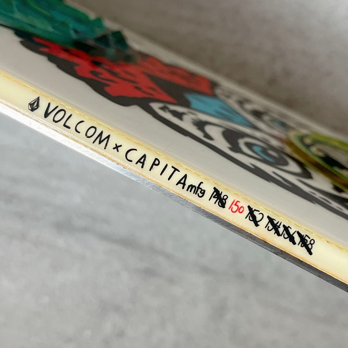 CAPITA キャピタ スノーボード VOLCOMコラボ 150㎝ ボルコム 希少