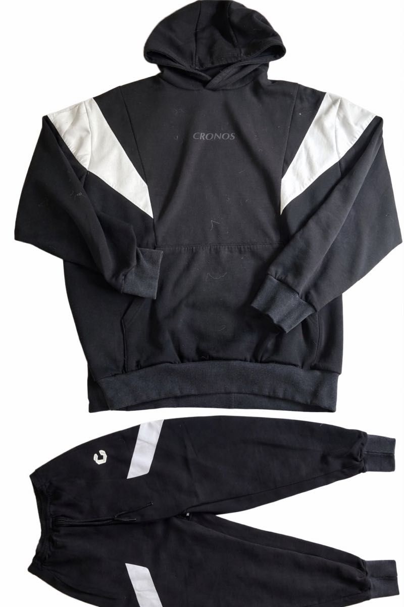 CRONOS クロノス スウェット セットアップ パーカー M パンツ S 黒