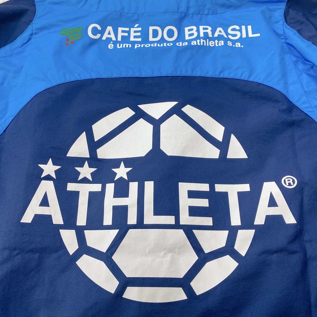未使用級／ATHLETA ピステ セットアップ Mサイズ 紺色 上下 フットサル