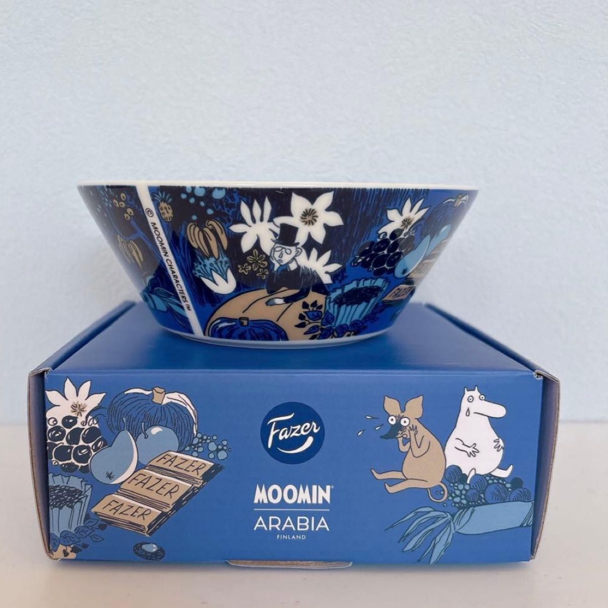 新品 アラビア ファッツェル Moomin ムーミン 80周年 限定 ボウル