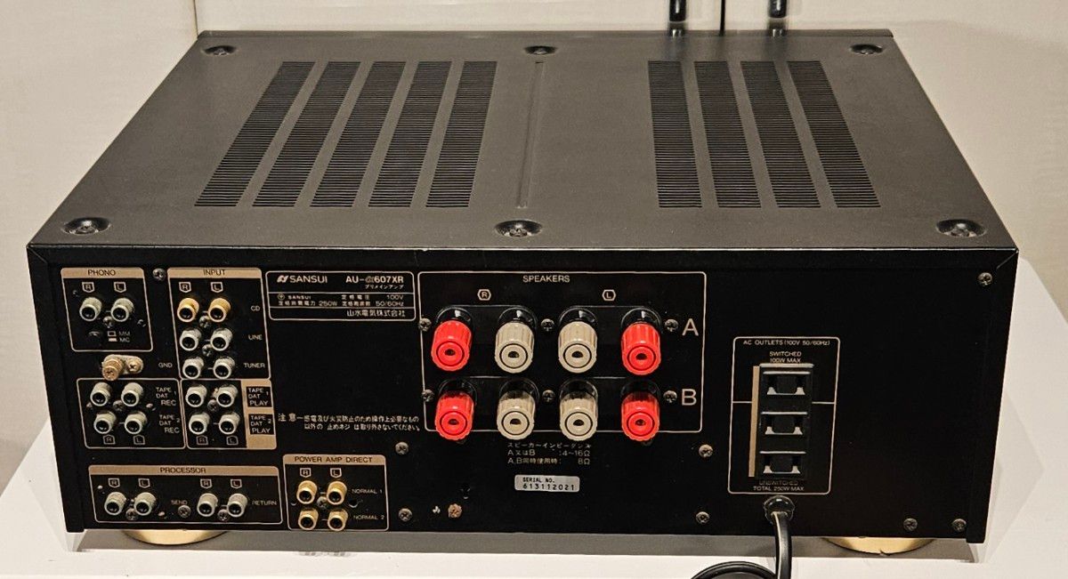 SANSUI AU-α607XR 右出力弱 現状渡し サンスイ プリメインアンプ