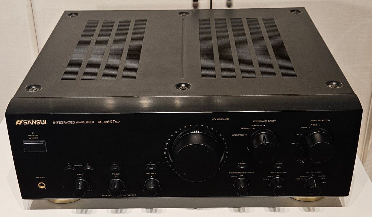 SANSUI AU-α607XR 右出力弱 現状渡し サンスイ プリメインアンプ