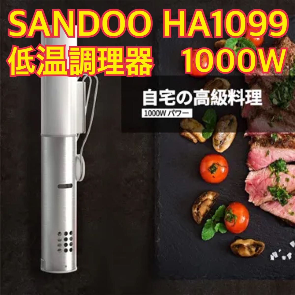SANDOO HA1099 低温調理器 1000W ご自宅の高級料理 スロークッカー 美
