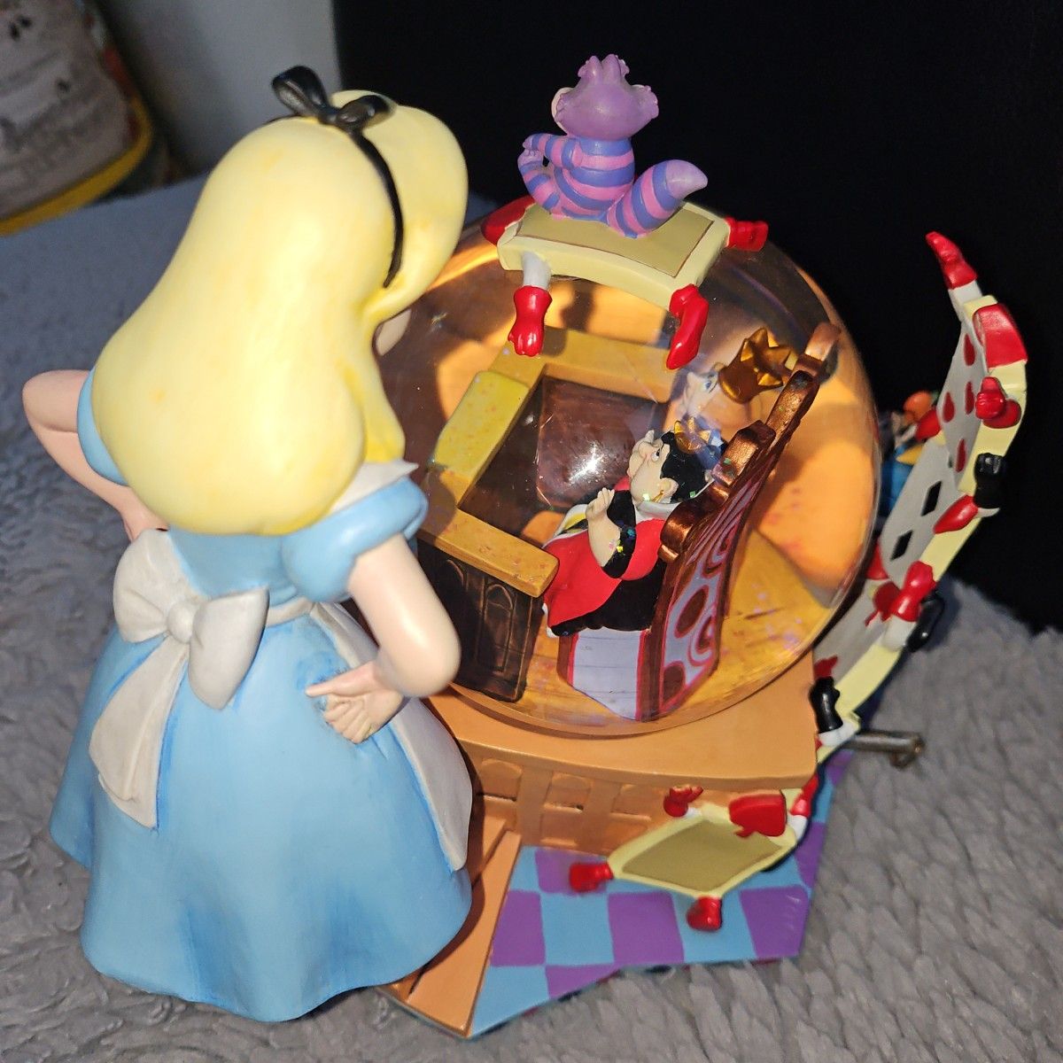 美品】超激レア 不思議の国のアリス オルゴール付き スノードーム