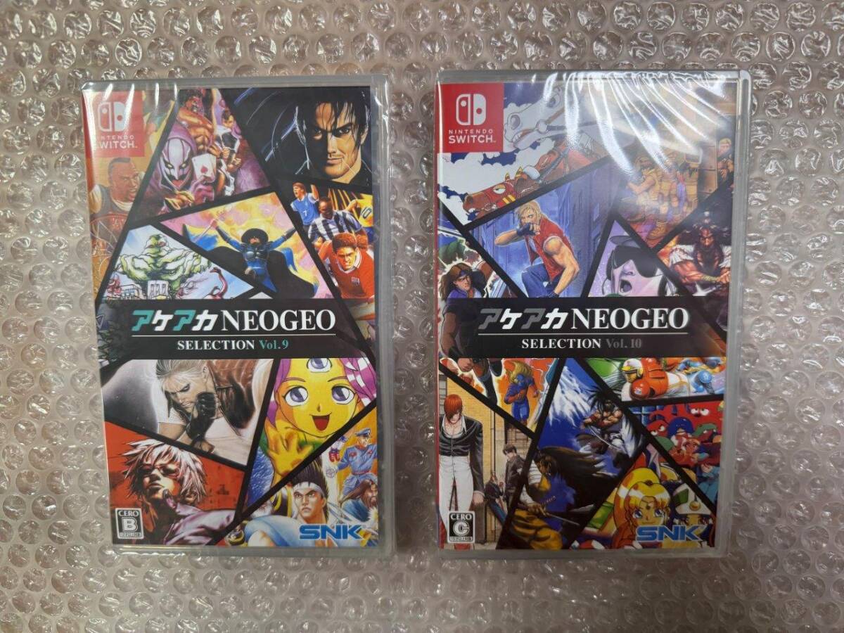 SW アケアカ Neo Geo ネオジオ セレクション Vol 9 & Vol 10 新品未
