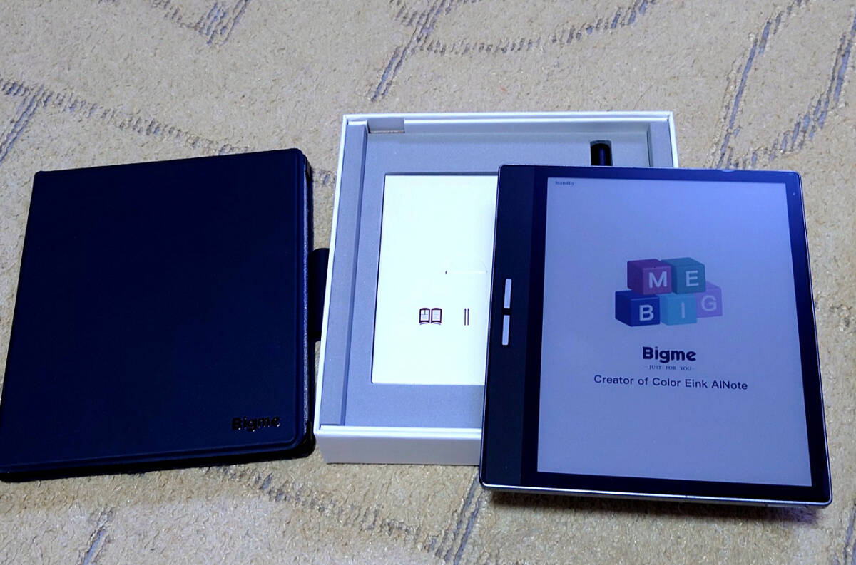 中古美品 Bigme 7インチ カラーE Ink端末 B751C 電子書籍リーダー 電子