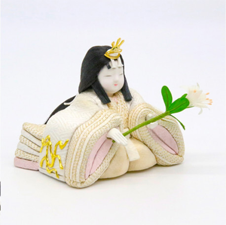 159 500円新品未使用【真多呂人形】親王飾り／カサブランカ 白い華やぎ