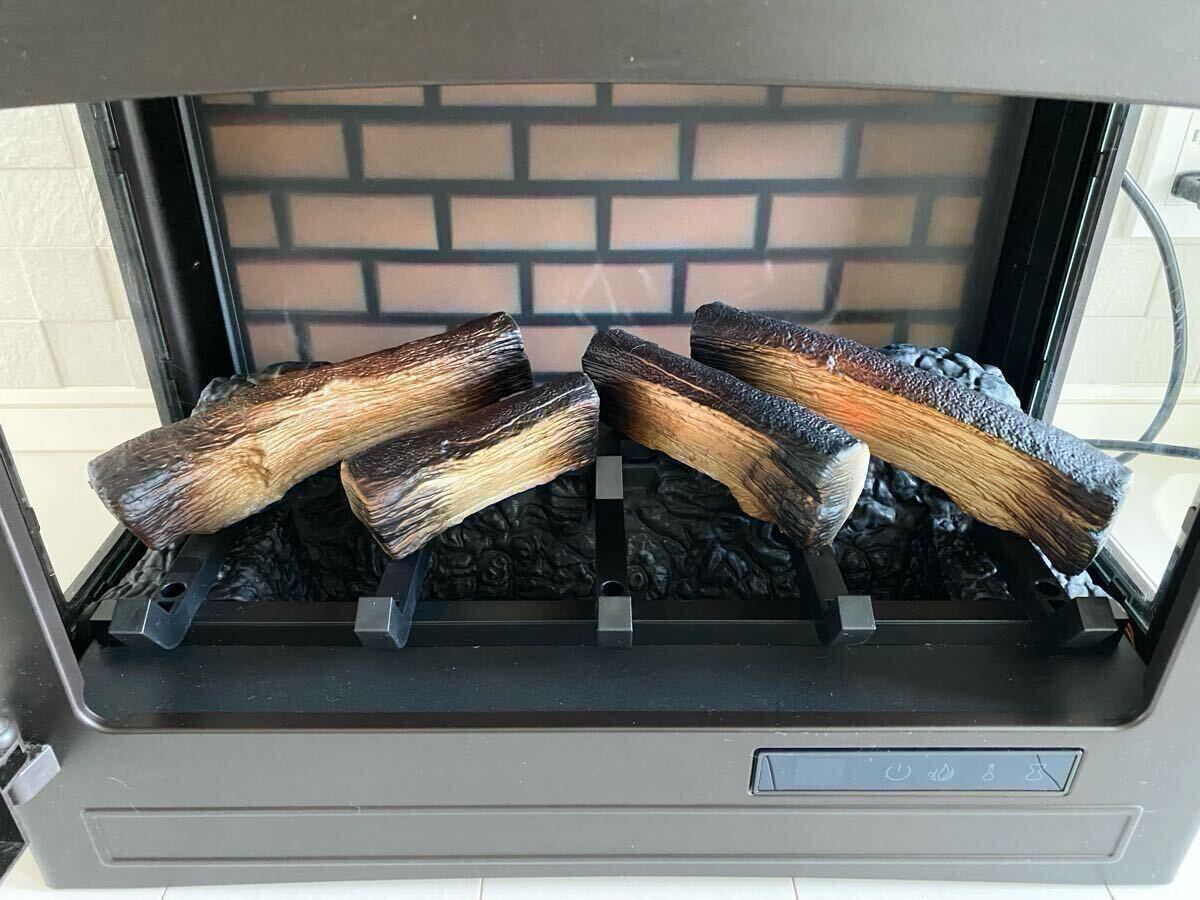 未使用 QVCジャパン 暖炉型ファンヒーター 電気温風機 POWERHEAT