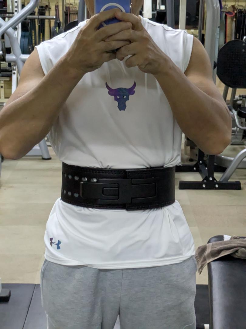 レバーアクションベルト 可変式パワーベルト オールブラック 13mm S