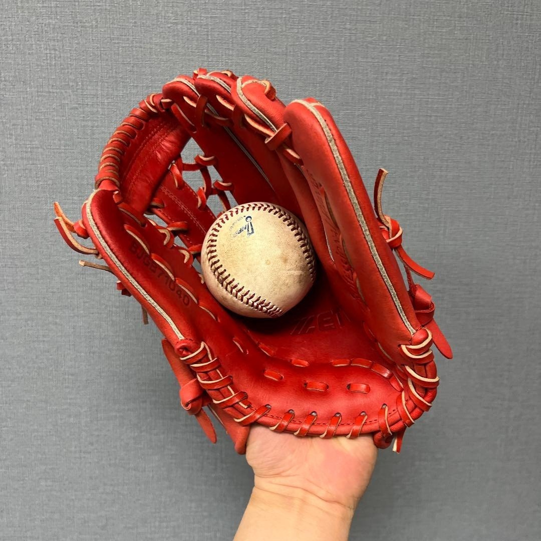 1095 ZETT 型抜群 即戦力 極美品 軟式少年 内野手用グローブ 1095 ZETT