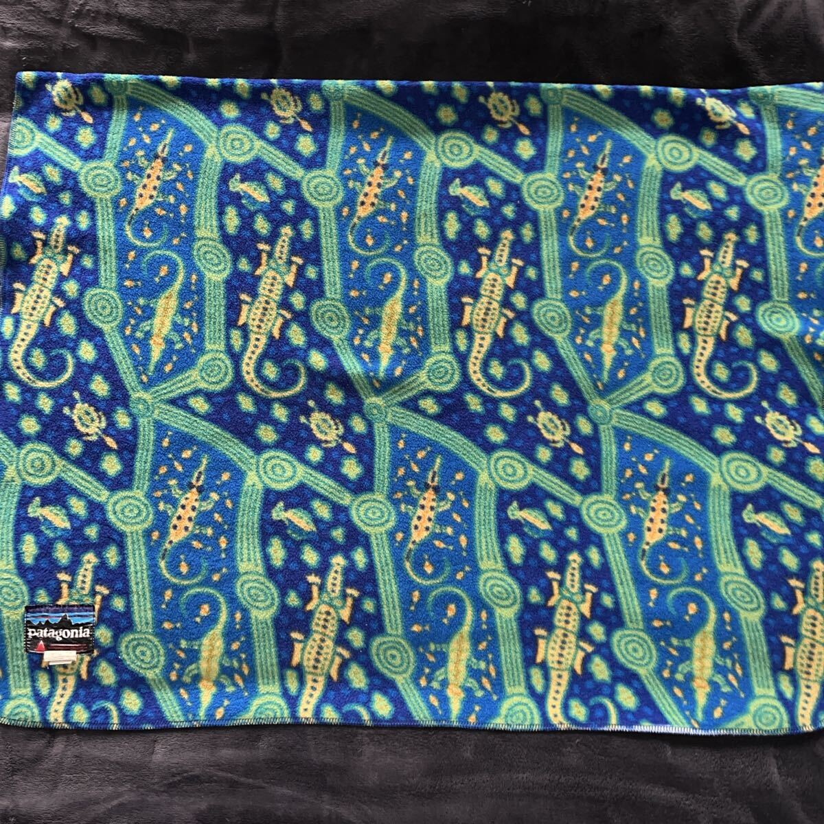 90S ヴィンテージ パタゴニア ワニ柄 クロコダイル フリース