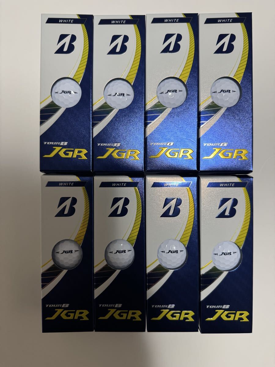 jgr ゴルフボール 新品 ブリヂストン ボール ホワイト 1ダース が2