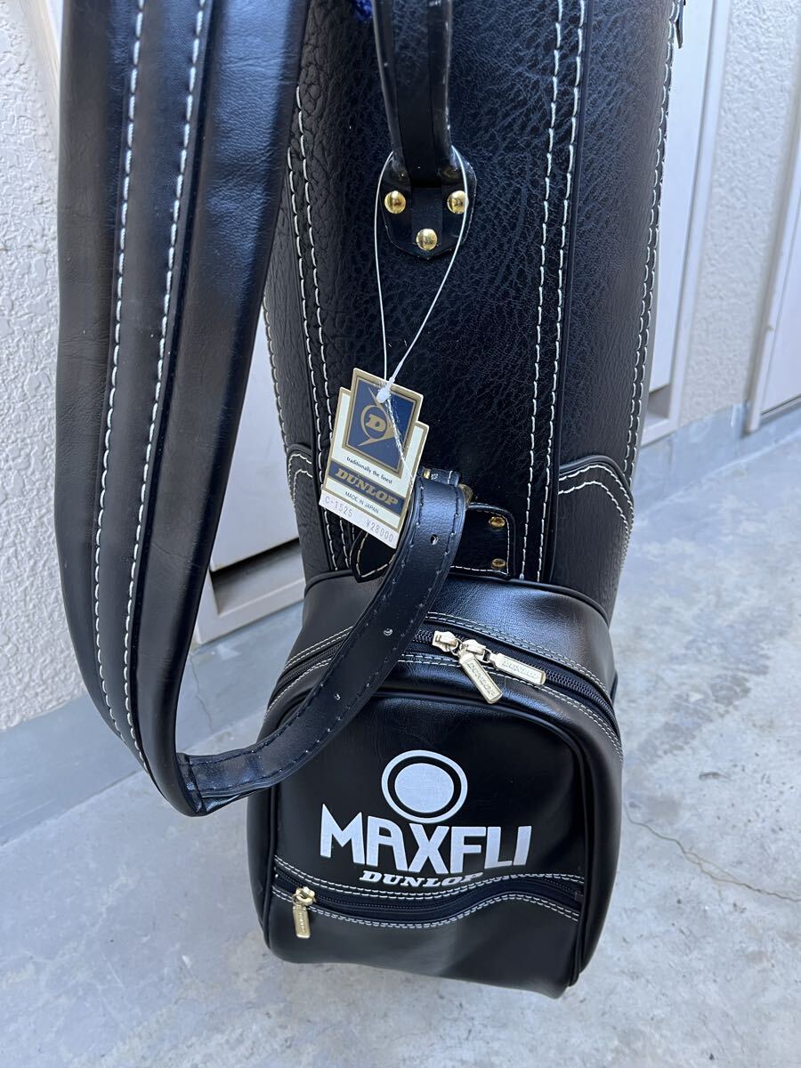 激レア 美品 DUNLOP MAXFLI キャデバッグ 合成皮革8 5型 ゴルフ