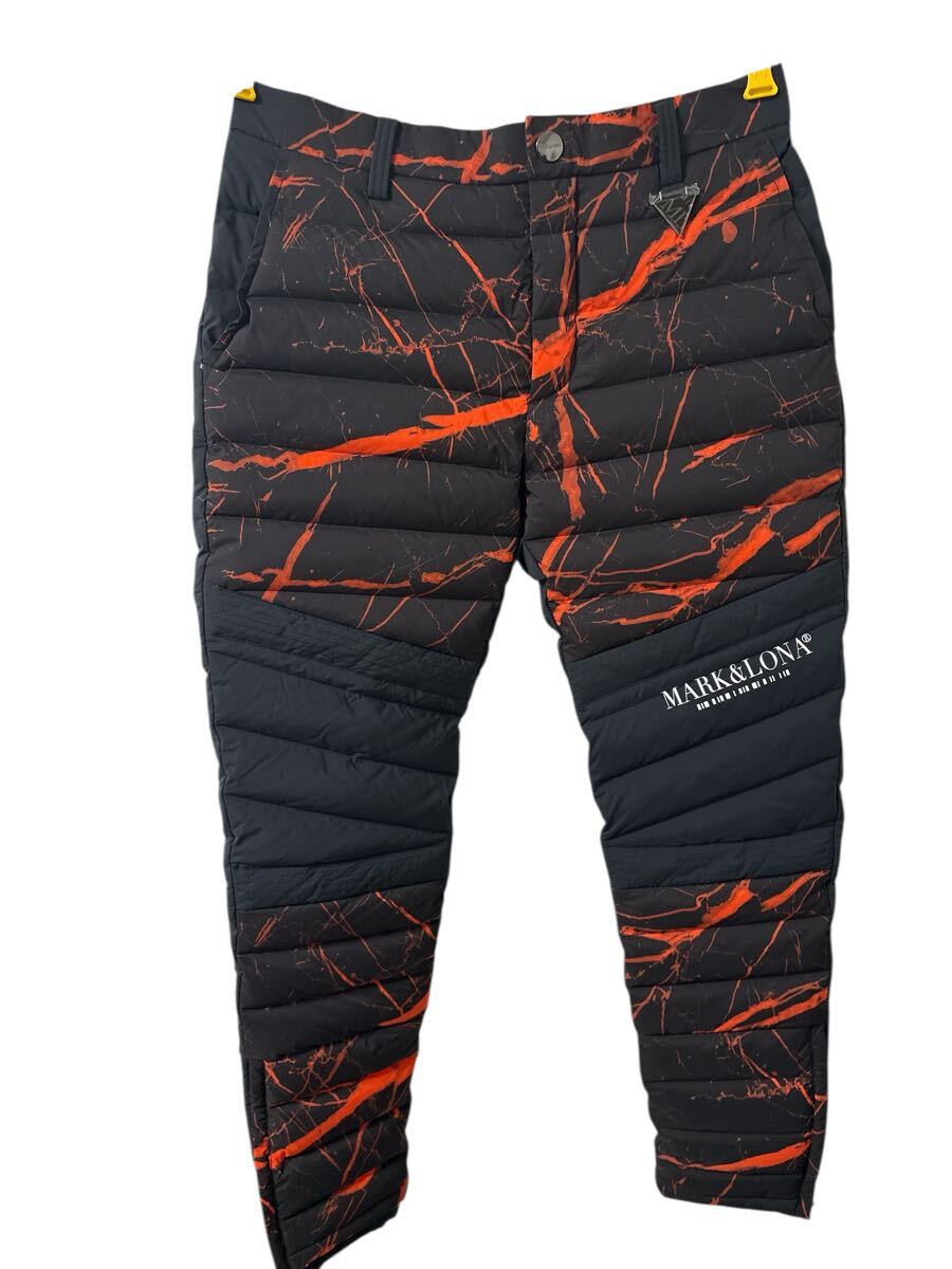 MARK & LONA マークアンドロナ ゴルフウェア ダウンパンツ ブラック 48
