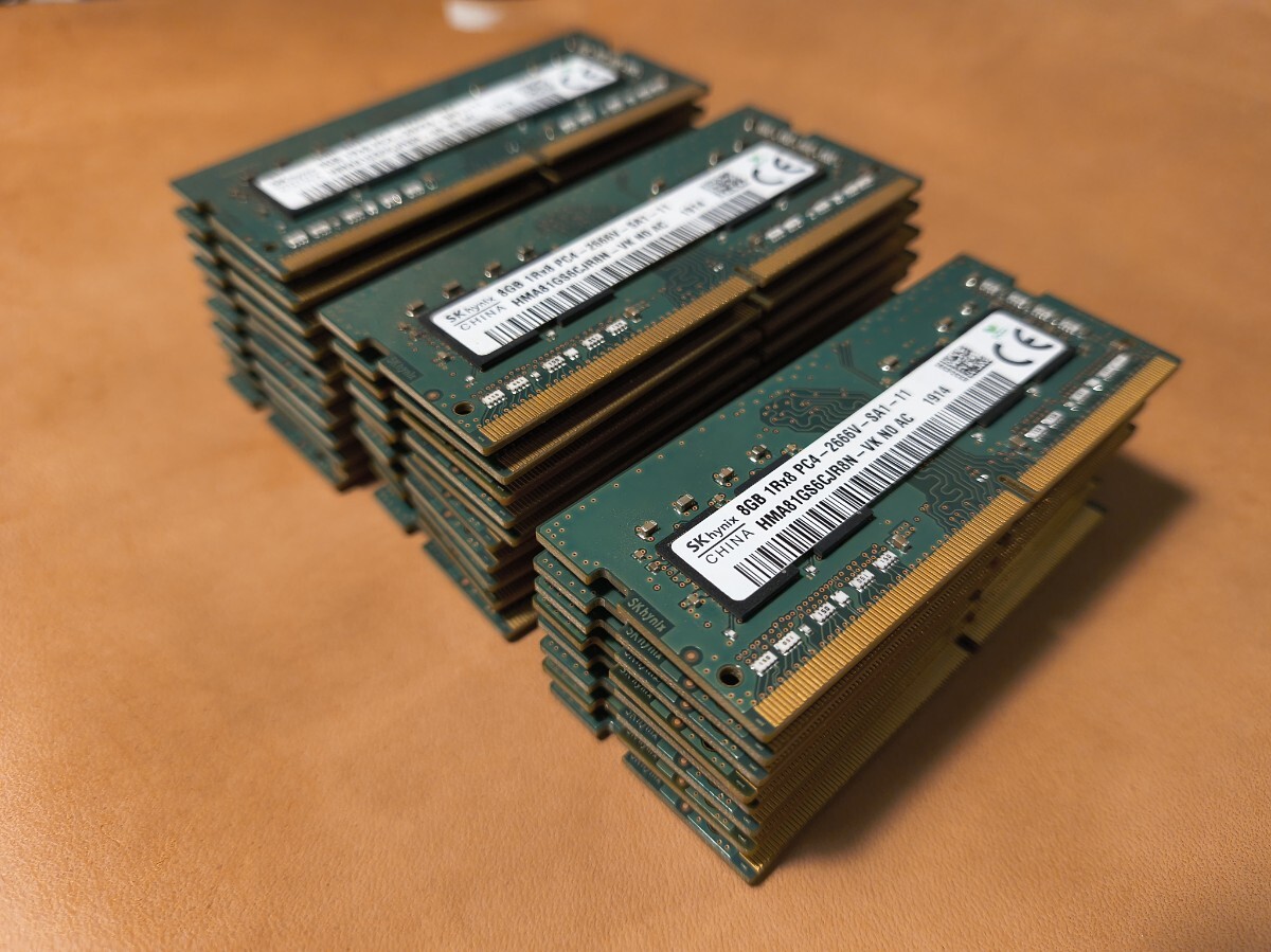 SKhynix PC4-2666V DDR4 8GB ノートPCメモリ 28枚セット