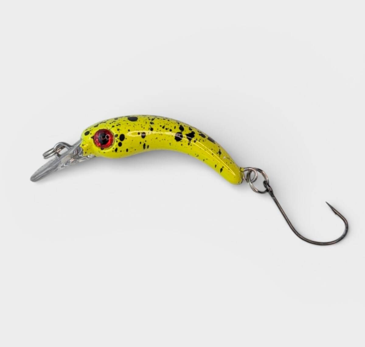 ニョロ系 クランク トラウト ルアー 4個セット への字 1 5g スロー