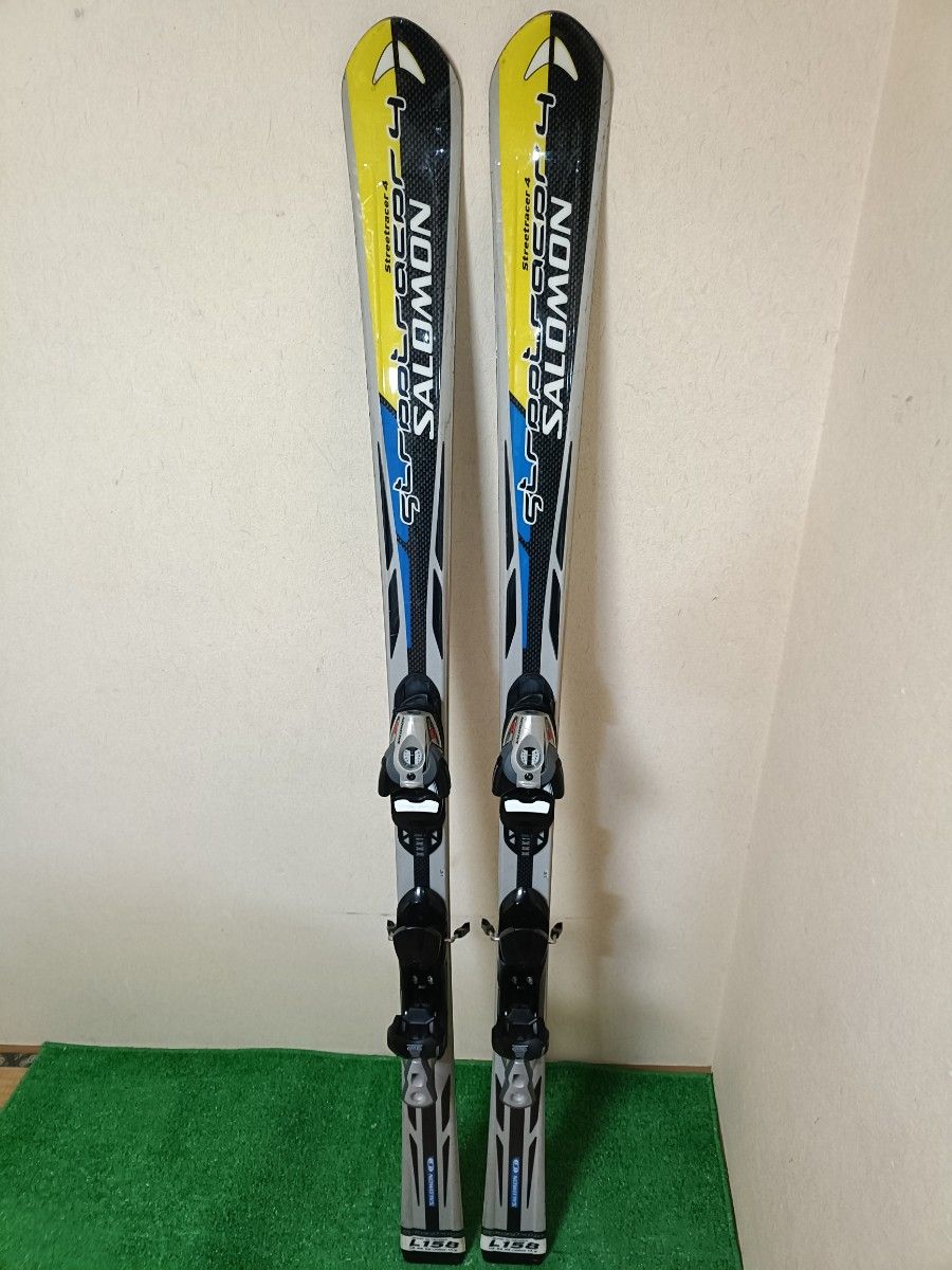 SALOMON サロモン ショートカービングスキー(157cm)＋ビンディング