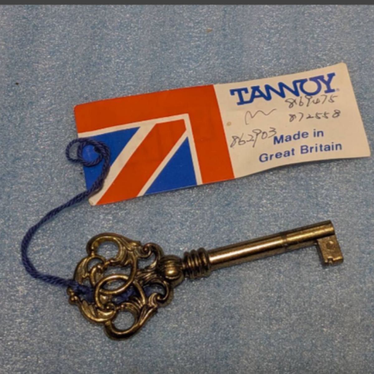 タンノイ純正タグ付き】TANNOY サランネット用 鍵1本 カギ キー