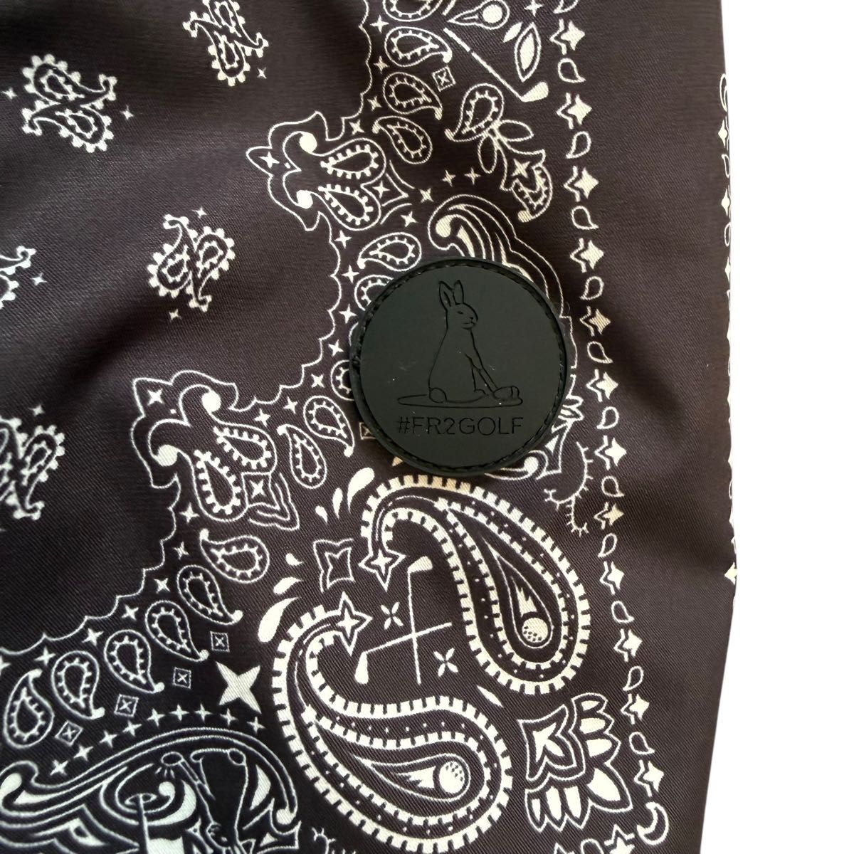FR2 GOLFエフアールツーゴルフ 中綿パンツペイズリー柄2XL新品タグ付き