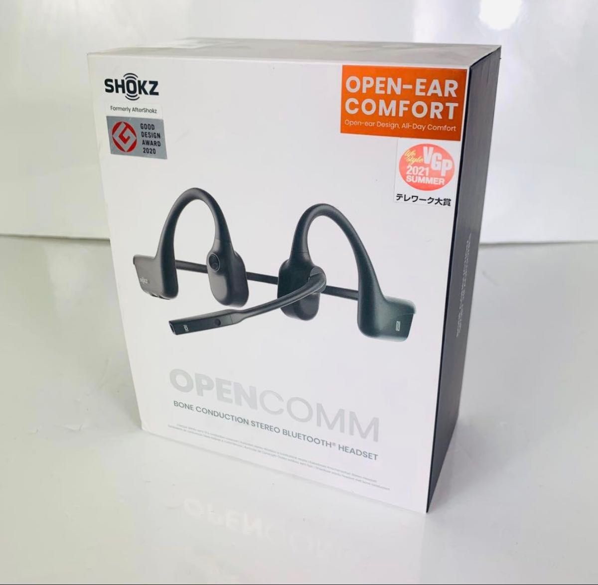 Shokz OpenComm C102 骨伝導イヤホン｜リモート会議向け Bluetooth