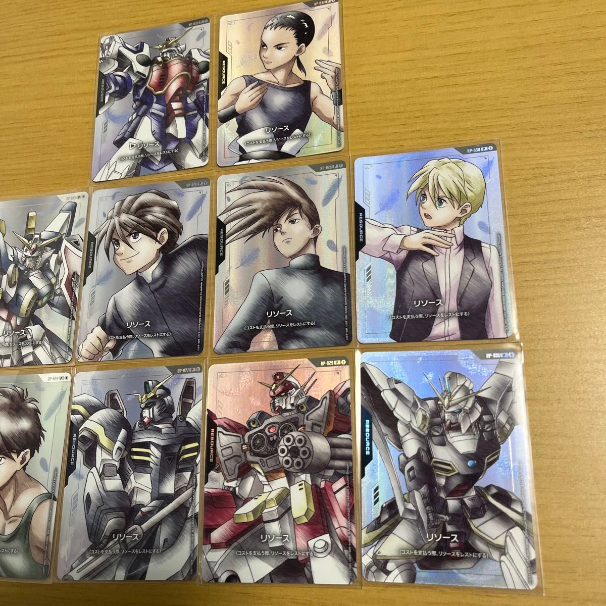 ガンダムW リソース 10枚セット ガンダムカードゲーム プロモ パラレル