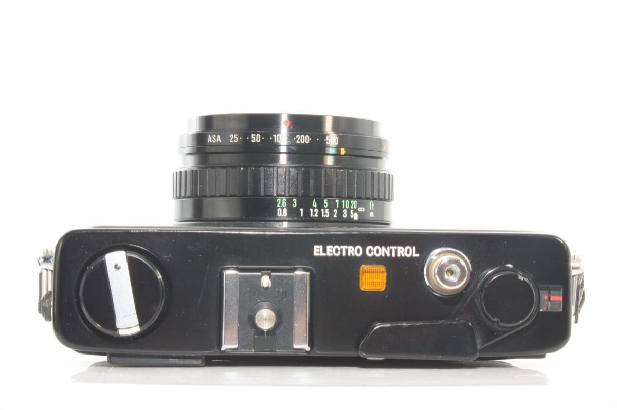 整備品 MINOLTA HI-MATIC E ブラックフィルムカメラ レンジ