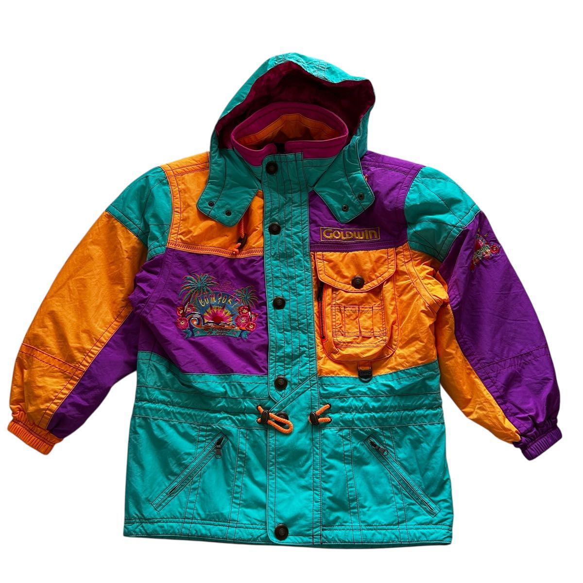 GOLDWIN 90s ヴィンテージ スキーウェア セットアップ 刺繍｜Yahoo