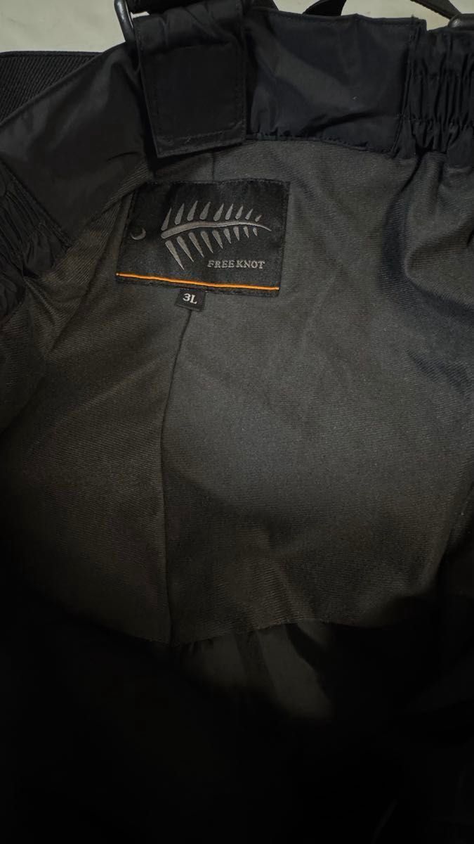 美品 ハヤブサ FREEKNOT 光電子 防寒着 3L 上下セット 黒 ナイロン is