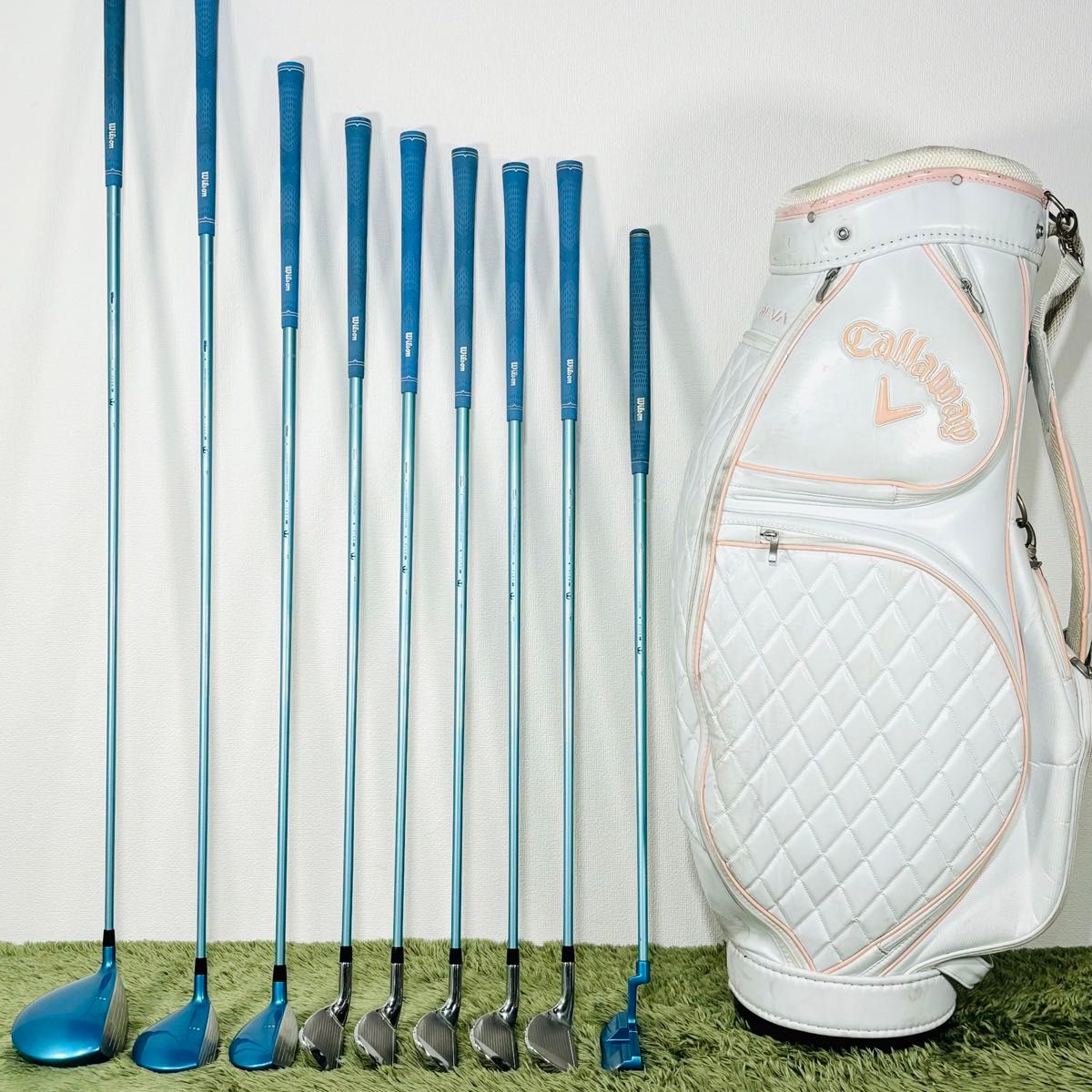 キャロウェイ ウィルソン 9本セット レディースゴルフ 初心者 入門
