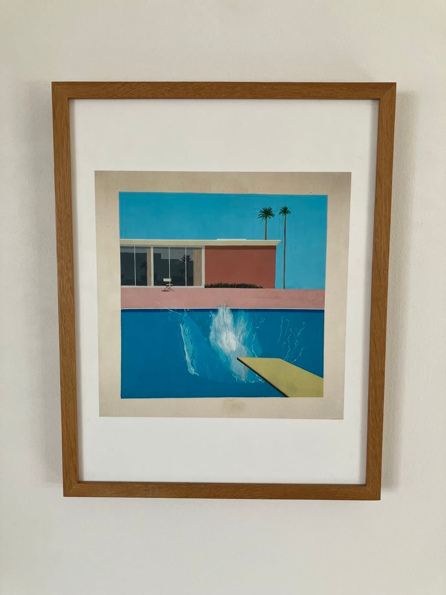 デヴィッド・ホックニー プリント作品「A Bigger Splash」 デイビッド
