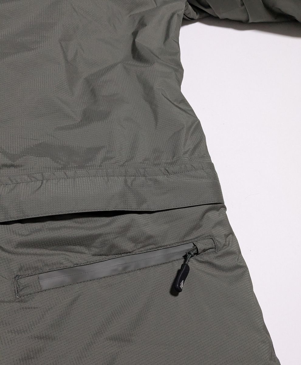 美品 ワークマン イナレム防水防寒ツナギ 中綿オーバーオール つなぎ