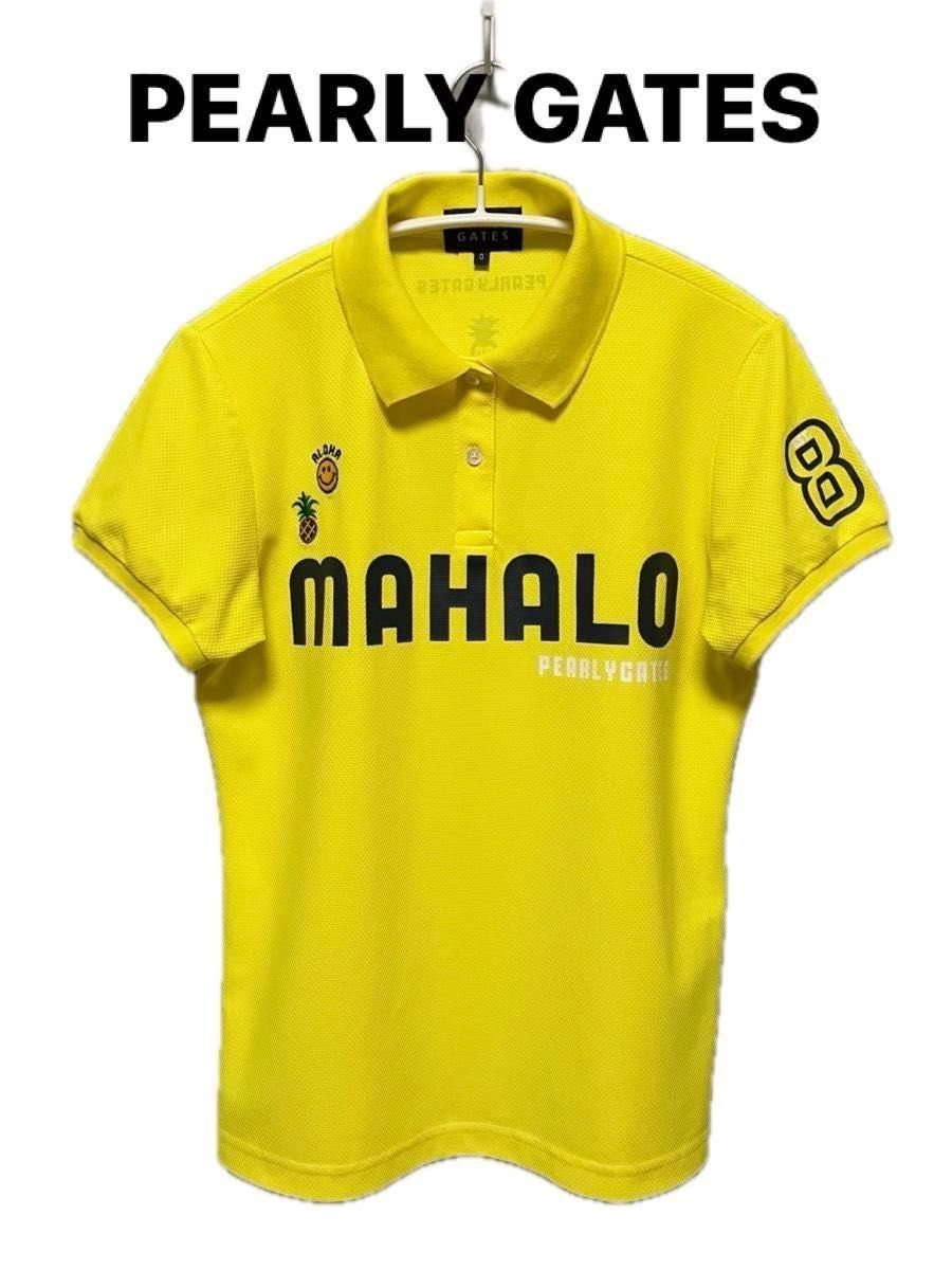 PEARLY GATES パーリーゲイツ MAHALO ポロシャツ イエロー ゴルフ
