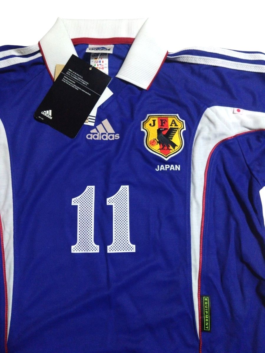 adidas 99年 2000年 三浦知良 日本代表ユニフォーム 新品未使用タグ