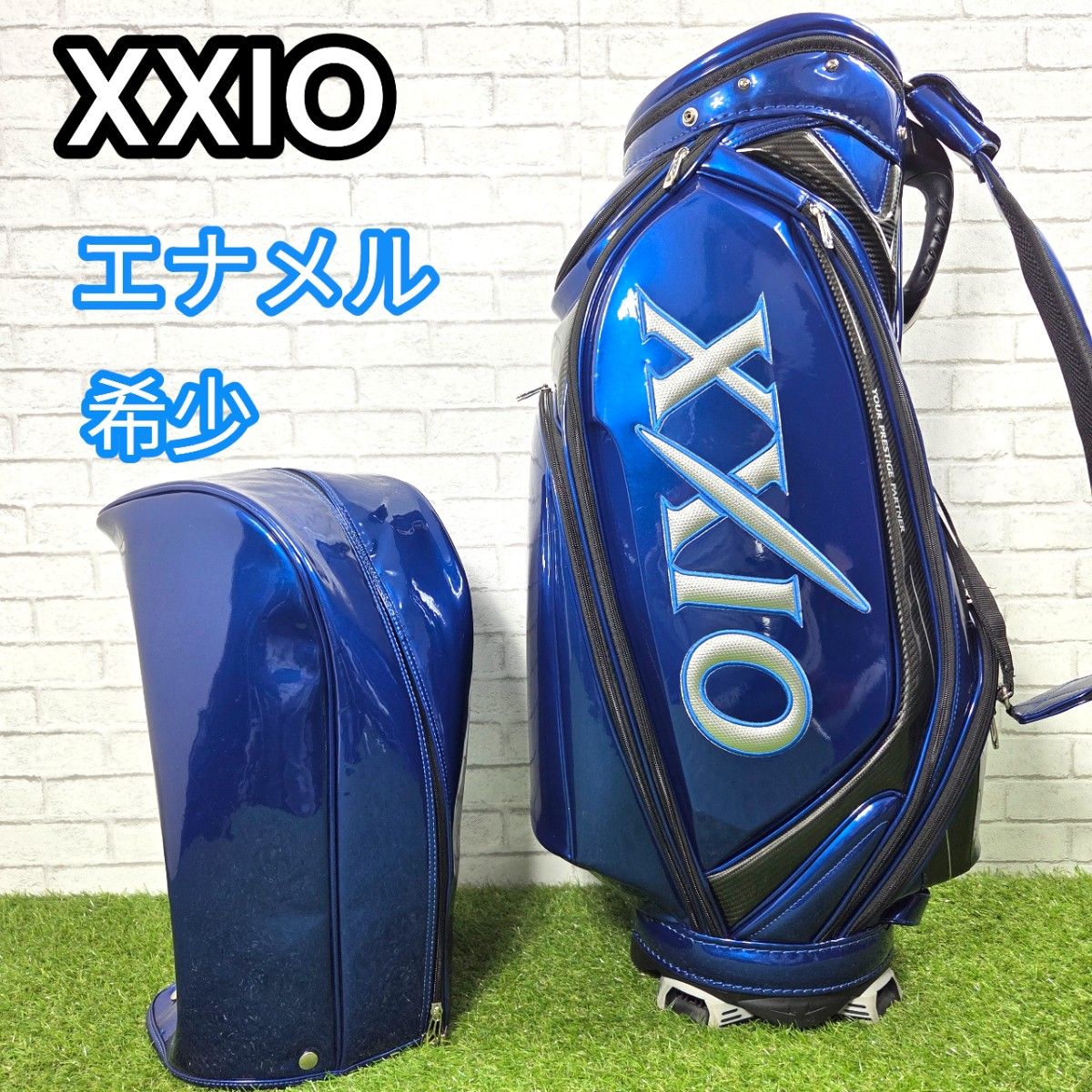 XXIO ゼクシオ エナメルキャディバッグ 青 メタリック 良品｜Yahoo