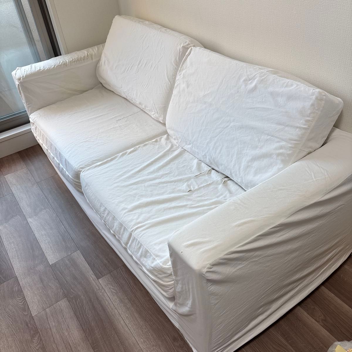 無印良品 ソファ 幅190cm 2〜3人掛け 布製 ホワイト 白色 SOFA 2人掛け