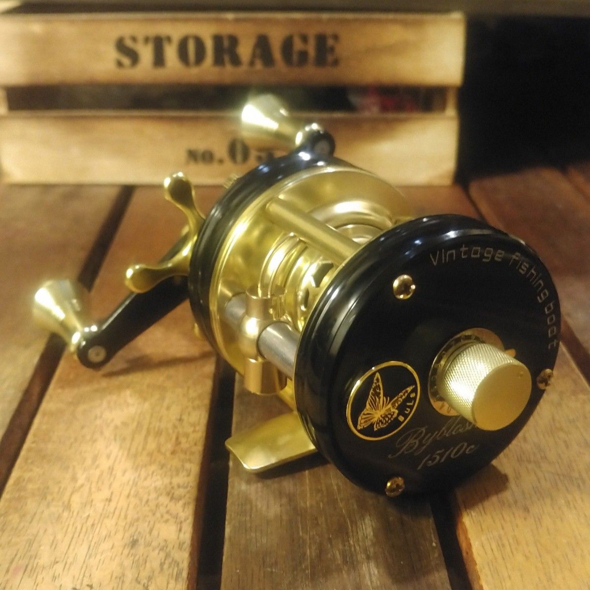 BULS 1510C 丸型ベイトリール 右ハンドル ブラック・ゴールド｜Yahoo