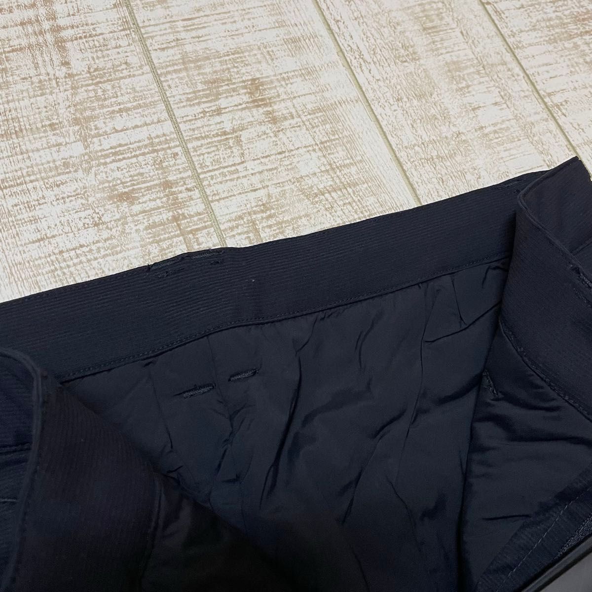 新品 パーリーゲイツ パンツ 中綿 プリマロフト ネイビー Mサイズ（4
