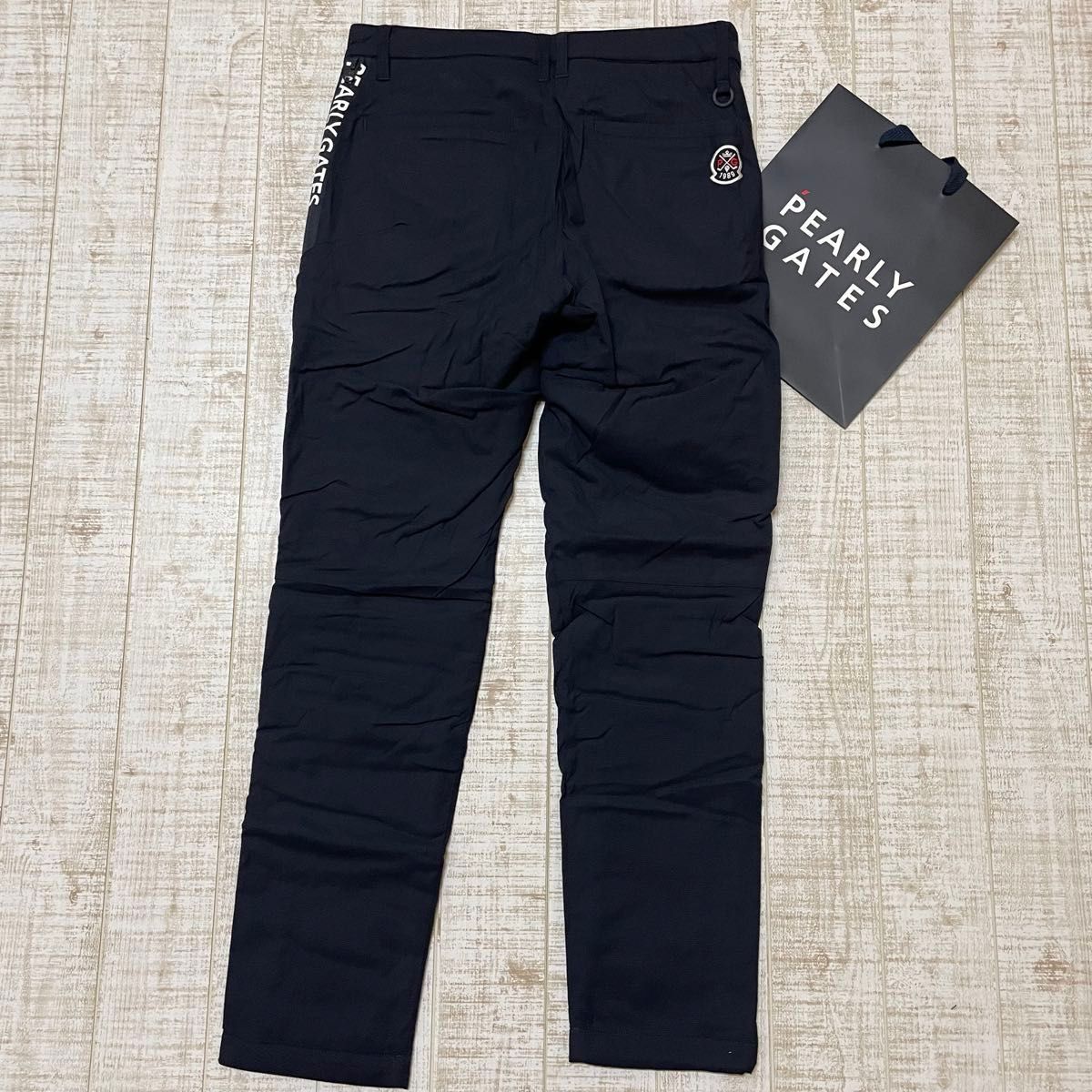 新品 パーリーゲイツ パンツ 中綿 プリマロフト ネイビー Mサイズ（4