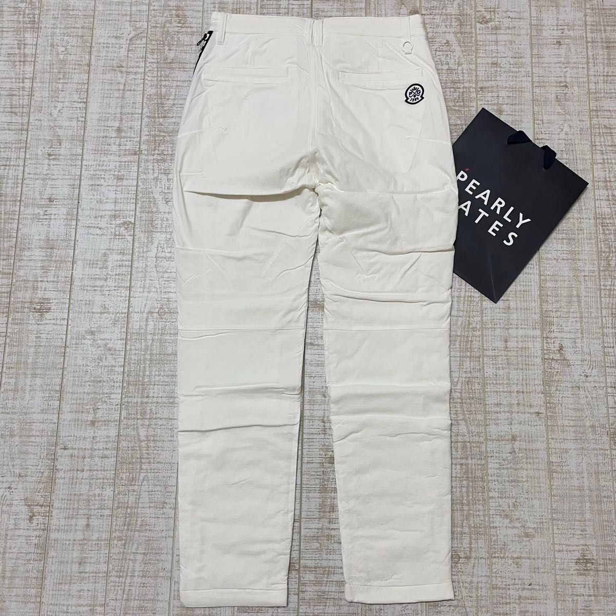 新品 パーリーゲイツ パンツ 中綿 プリマロフト ホワイト XLサイズ（6