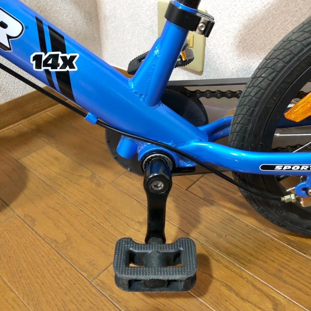 美品】STRIDER 14x ストライダー ブルー 14インチ 14X 子供用｜Yahoo