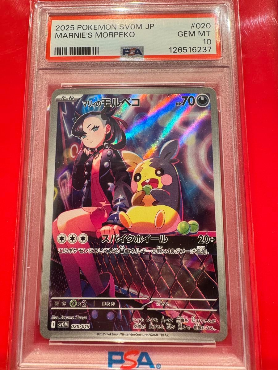 マリィのモルペコ PSA10 ポケモンカード SV0M 020/019 GEM MT｜Yahoo