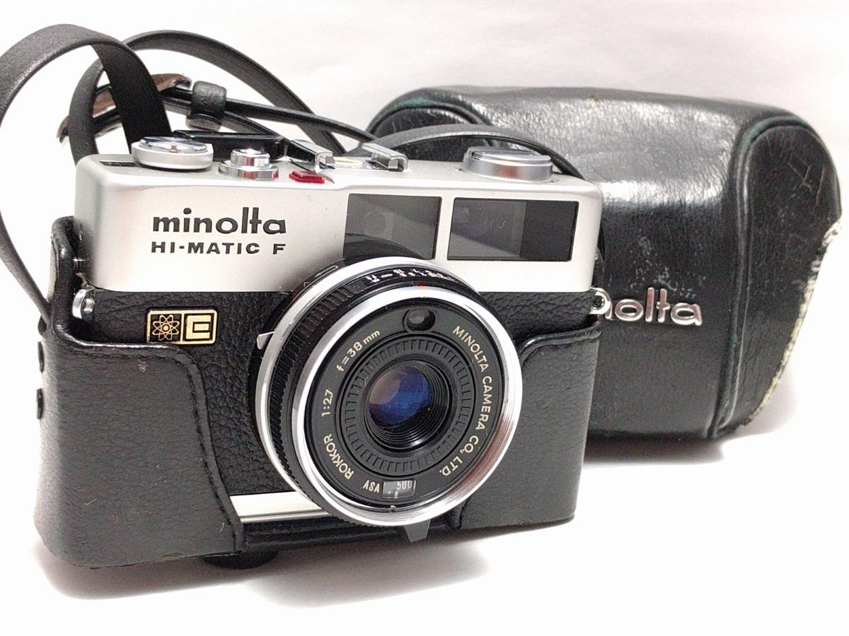 美品】Minolta HI-MATIC F ミノルタハイマチックF レンジファインダー