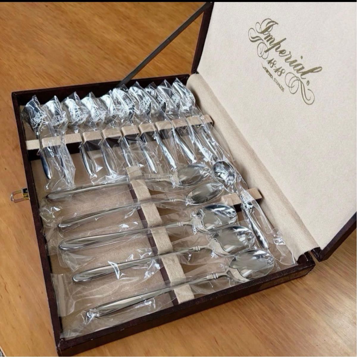 アズマ AZUMA カトラリーセット インペリアル 18-18 デザートセット 16