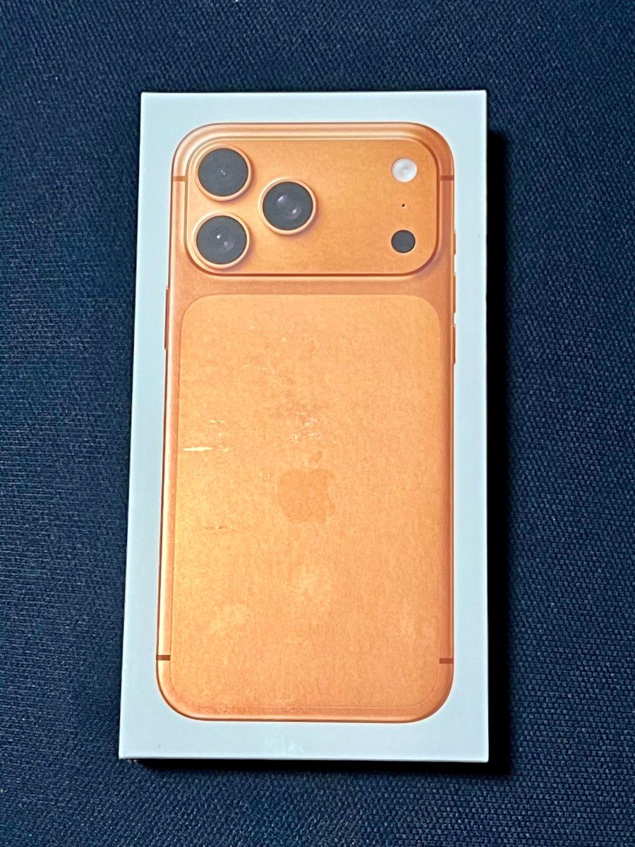 新品 未開封 香港版 SIMフリー iPhone 17 Pro Max 512GB オレンジ