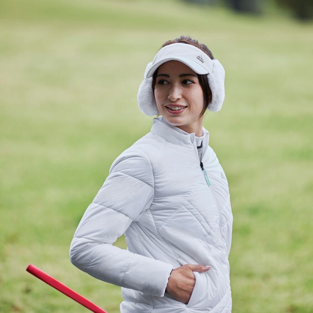 S】秋冬 定価35 200円 アディダス ゴルフGOLF 保温 キルティング 中綿