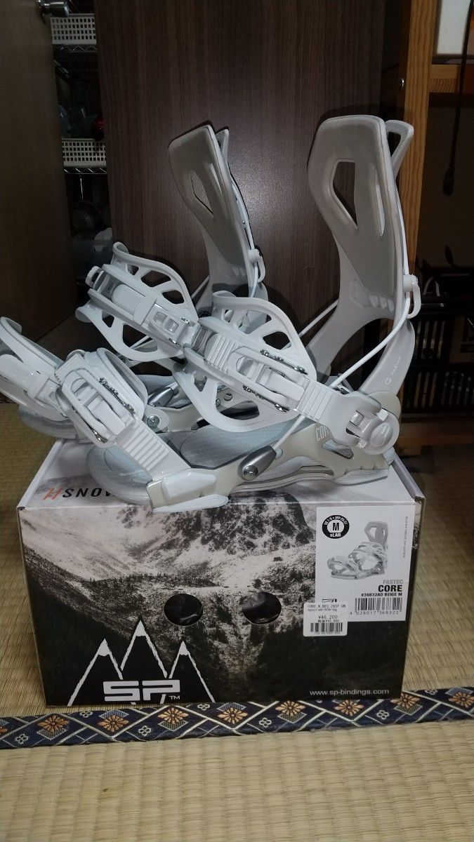 SP BINDING CORE スノーボード ビンディング Mサイズ ホワイト｜Yahoo