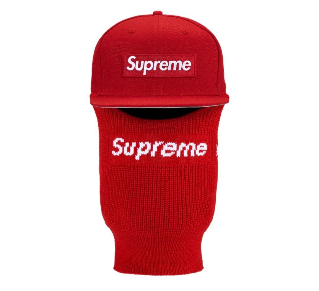 SupremeシュプリームBox Logo New Era + Balaclavaカラー赤SIZE 7 5/8