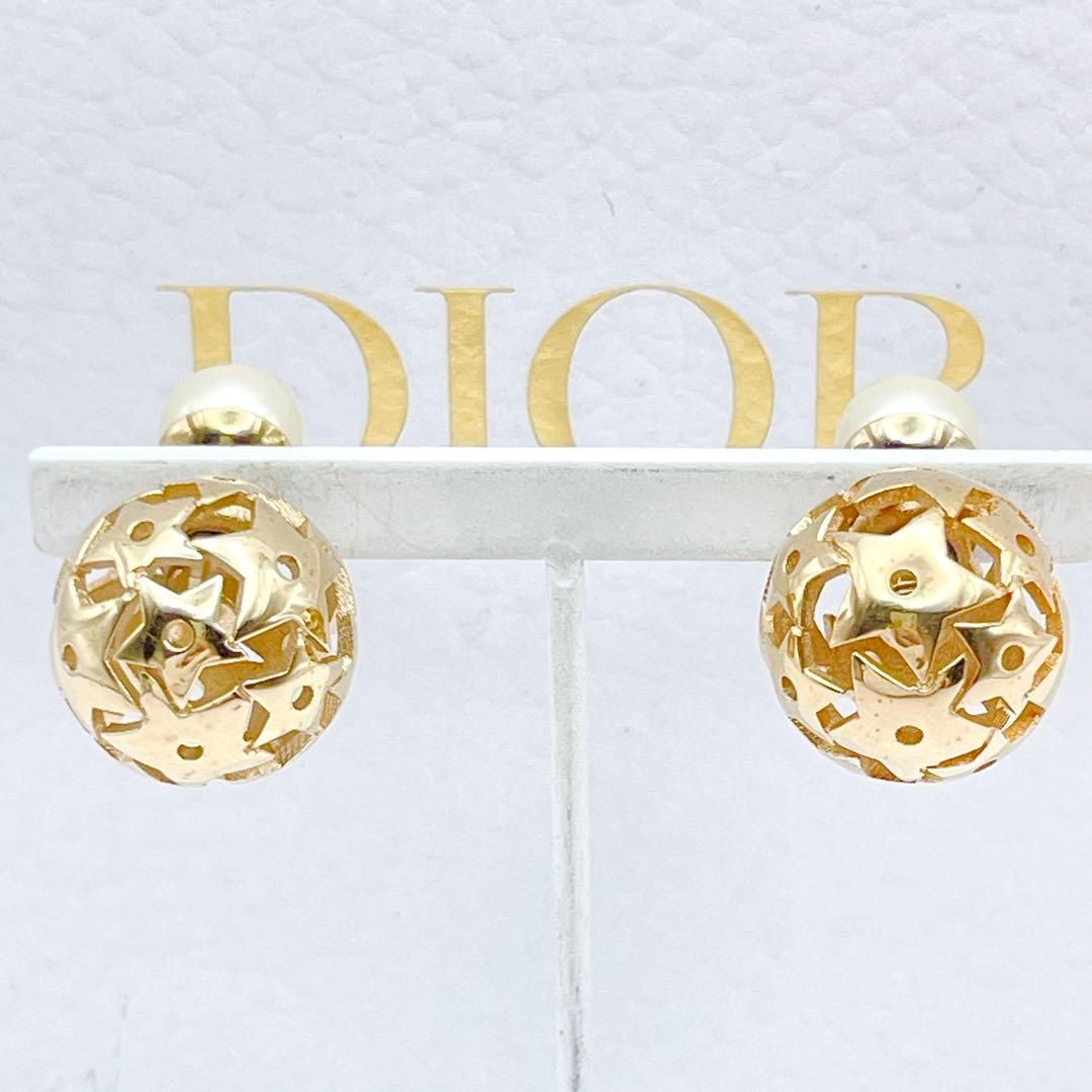 Christian Dior ピアス トライバル パール スター 星 ゴールド｜Yahoo