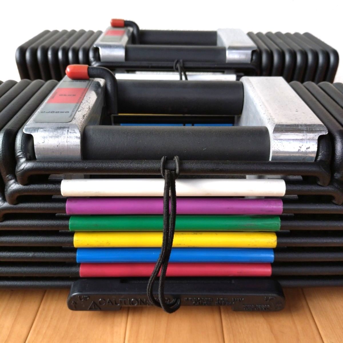 ① 幻の初代 POWER BLOCK THE BLOCK 95ポンド 43kg アルミ削り出し