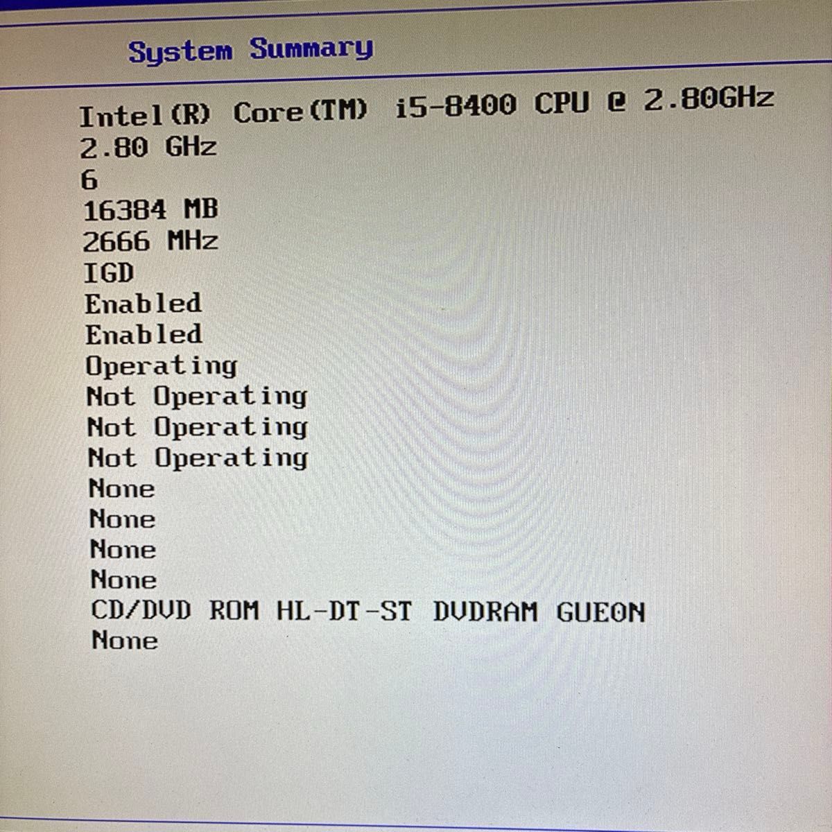 第8世代 Core i5 Lenovo ThinkCentre M720s BIOS確認済 HDD SSD非搭載